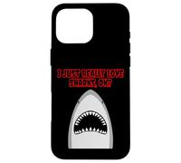 J'aime Vraiment Les Requins Coque pour iPhone 16 Pro Max