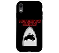 J'aime Vraiment Les Requins Coque pour iPhone XR