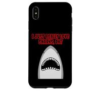 J'aime Vraiment Les Requins Coque pour iPhone XS Max