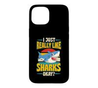 J'aime Vraiment Les Requins, d'accord ? Coque pour iPhone 15