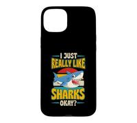 J'aime Vraiment Les Requins, d'accord ? Coque pour iPhone 15 Plus