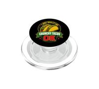 J'aime Vraiment Les Tacos croustillants Ok Taco Lover PopSockets PopGrip pour MagSafe
