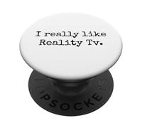 J'aime Vraiment l'humour des Fans de télé-réalité PopSockets PopGrip Adhésif