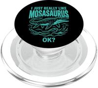 J'aime Vraiment Mosasaurus, OK, Un Dinosaure prédateur drôle PopSockets PopGrip pour MagSafe