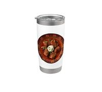 J'aime vraiment Rogan Josh Indian Food Wazwan Gobelet isotherme en acier inoxydable double paroi