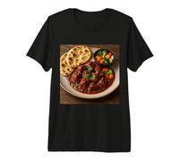 J'aime Vraiment Rogan Josh Indian Food Wazwan T-Shirt Haut de Gamme