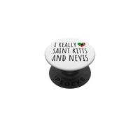 J'aime Vraiment Saint-Kitts-et-Nevis PopSockets PopGrip Adhésif