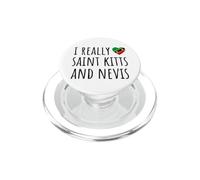 J'aime Vraiment Saint-Kitts-et-Nevis PopSockets PopGrip pour MagSafe