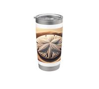 J'aime vraiment Sand Dollars Sand Dollar Gobelet isotherme en acier inoxydable double paroi