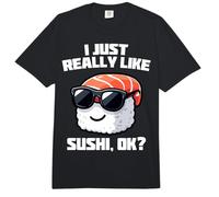 J'aime Vraiment Sushi Ok Funny Sushi Comfort Colors Adult Heavyweight T-Shirt