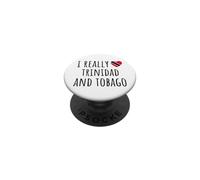 J'aime Vraiment Trinité-et-Tobago PopSockets PopGrip Adhésif