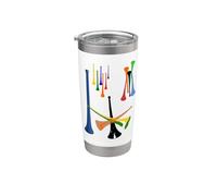 J'aime vraiment Vuvuzela Celebration Football Gobelet isotherme en acier inoxydable double paroi