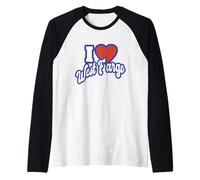 J'aime West Fargo, Dakota du Nord Manche Raglan