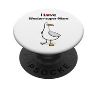 J'aime Weston-Super-Mare PopSockets PopGrip Adhésif