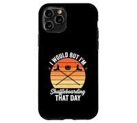 J'aimerais Bien mais Je Vais Faire du Shuffleboard ce Jour-là Coque pour iPhone 11 Pro
