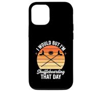 J'aimerais Bien mais Je Vais Faire du Shuffleboard ce Jour-là Coque pour iPhone 12/12 Pro