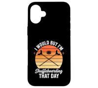 J'aimerais Bien mais Je Vais Faire du Shuffleboard ce Jour-là Coque pour iPhone 16 Plus