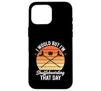 J'aimerais Bien mais Je Vais Faire du Shuffleboard ce Jour-là Coque pour iPhone 16 Pro Max