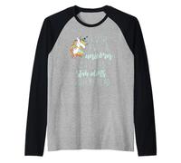 J'AIMERAIS ÊTRE Une Licorne pour POIGNARDER des Idiots avec MA TÊTE Meme Manche Raglan
