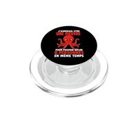 J'aimerais être Une Pieuvre Humour Marin PopSockets PopGrip pour MagSafe