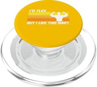 J'aimerais faire preuve de flexibilité, mais j'aime cette chemise, un entraînement de fitness amusant PopSockets PopGrip pour MagSafe