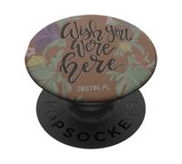 J'Aimerais Que Tu Sois Ici Destin Floride Fresque Art De Rue PopSockets PopGrip Adhésif