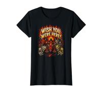 J'aimerais Que Vous Soyez Ici, Les démons de l'enfer T-Shirt Graphique avec Valeur
