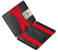 Jaimie Jacobs ® Magic Wallet Flap Boy Slim, l'Original, Portefeuille Magique pour Homme, Cuir Vache Italien, Porte Monnaie Mince, RFID Blocage, Porte Billet
