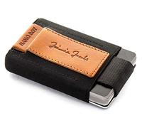 Jaimie Jacobs Portefeuille Homme Nano Boy Portefeuilles Minimaliste Porte-Monnaie Fin Mini Wallet Porte-Carte Pince à Billets (Cognac)