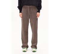 JAIMILAA PANTALON CÔTELÉ | Pantalon en toile en coton bio mélangé - brun (S)