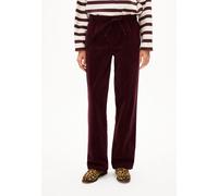 JAIMILAA PANTALON CÔTELÉ | Pantalon en toile en coton bio mélangé - rouge (S)
