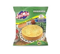 Jaimin Methi Khakhra - 200 g (lot de 4).