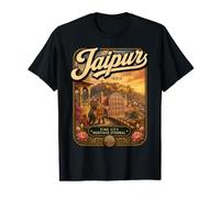 Jaipur, Inde, Voyage dans Une Ville Rose Vintage | Vacances à Jaipur T-Shirt Graphique avec Valeur