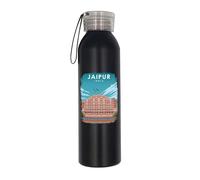 Jaipur India Bouteille d'eau isotherme en acier inoxydable souvenir de voyage