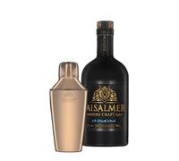 JAISALMER - Indian Craft Gin Coffret Shaker - Distilled Gin - Coffret de Gin avec Shaker - Idéal pour les cocktails Gin Tonic - Origine : Inde - 43% Alcool - 70cl