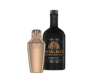 JAISALMER - Indian Craft Gin Coffret Shaker - Distilled Gin - Idéal pour les cocktails Gin Tonic - Origine : Inde - 43% Alcool - 70cl