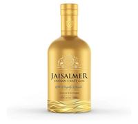 JAISALMER - Indian Craft Gin Gold Edition - Gin - 43% Alcool - Notes de Citron & Fleurs - A déguster en cocktail - 50cl