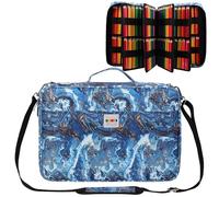 JAKAGO Trousse à crayons de grande capacité pour 480 crayons de couleur, étanche, organisateur pour crayons de peinture, artiste, pinceaux, feutre, surligneur, cadeau, Lsgold, Trousse à crayons