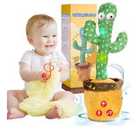 JAKCJFII Jouets pour bébés cactus parlants, cadeaux pour garçons, filles, jouets à chanter imitant l'enregistrement, répétez ce que vous dites, livré avec 120 chansons anglaises, jouet musical pour