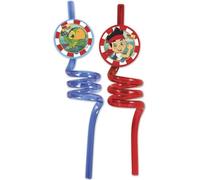 Jake And The Never Land Pirates - Paille, tourbillon pack de 2 SG31590 (taille unique) (Bleu/Rouge/Blanc)
