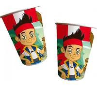 Jake And The Never Land Pirates - Tasse jetable, papier pack de 8 SG31145 (taille unique) (Coloré)