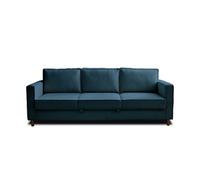 Jake - canapé 3 places - convertible - en velours côtelé - Bleu Ardoise Bleu Ardoise G