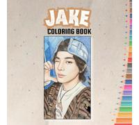 JAKE - ENHYPEN: A coloring book made for Engenes, filled with gentle, symbolic illustrations that capture the warmth, artistry, and stage magic you love
