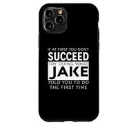 Jake Name Funny Joke Christmas Birthday Dad Man Père Coque pour iPhone 11 Pro