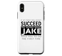 Jake Name Funny Joke Christmas Birthday Dad Man Père Coque pour iPhone XS Max