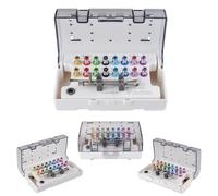 Jakelove Kit de clés dynamométriques universelles pour prothèse implantée - Outil de tournevis - Valeur réglable de 10 à 70 Ncm - Avec 16 tournevis - Multicolore