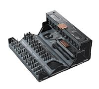 JAKEMY Ensemble de tournevis de précision 180 en 1, kit de tournevis d'ordinateur, kit d'outils de réparation magnétique professionnel avec forets domestiques pour la plupart des ordinateurs