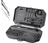 Jakemy Jeu de tournevis de précision réglable pour ordinateur portable 164 en 1 avec tournevis Torx T5 T6 pour téléphone/lunettes/montre/sonnette/voiture télécommandée/Xbox