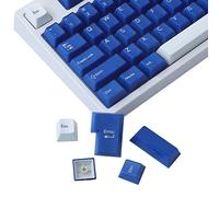JakeTsai Clear Keycaps, 140 Touches Personnalisées PC Keycaps Cherry Profile Clear Keycap Set pour Clavier Mécanique Gateron/Kailh/Akko Cherry MX Switch