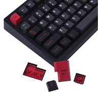 JakeTsai Keycaps, 172 Keys Cherry Profile Double Shot Keycaps Set with 2.75u, 3u, 6.25u and 7u Spacebar for Cherry MX Switches ISO ANSI Layout Mechanical Keyboard